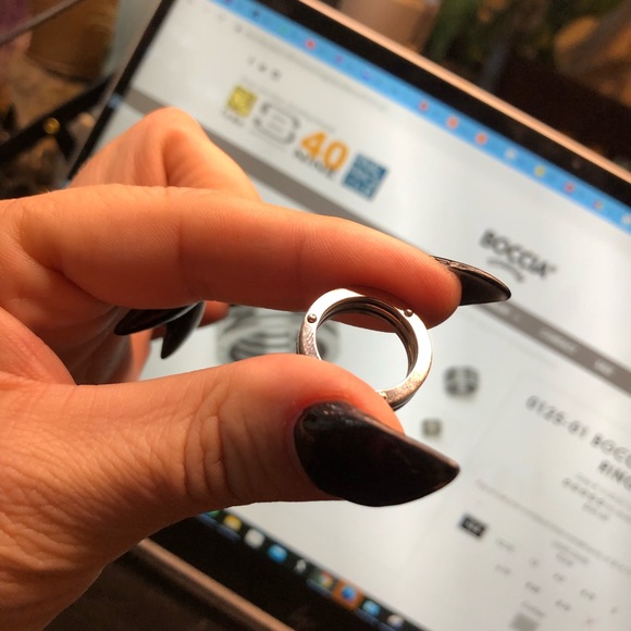 Boccia Titanium Ring industrial look elegant design size 4.25 - Picture 7 of 10